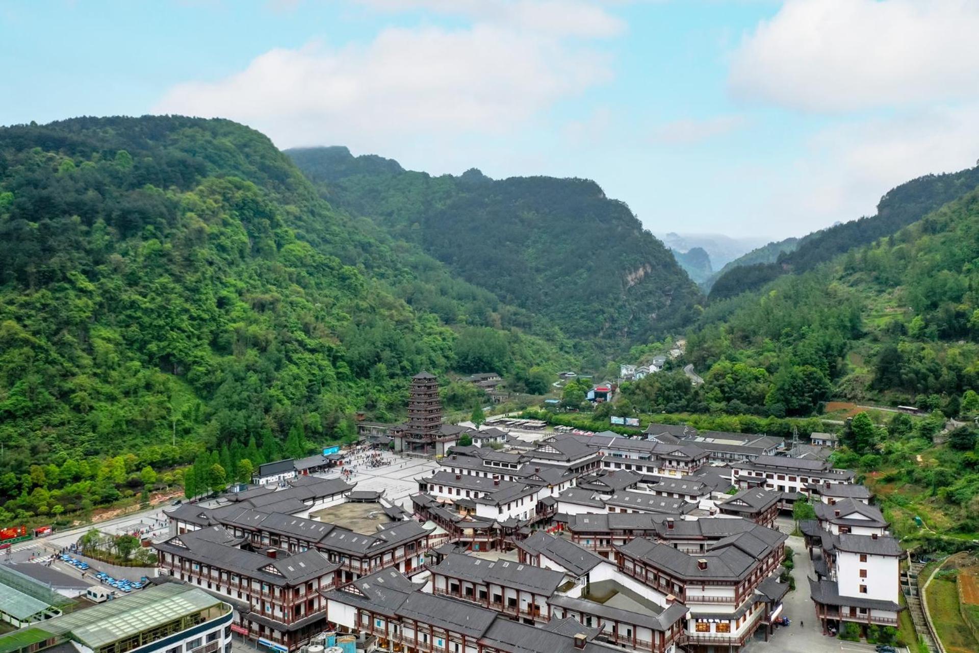 Mountain View Guesthouse Trương Gia Giới Ngoại thất bức ảnh