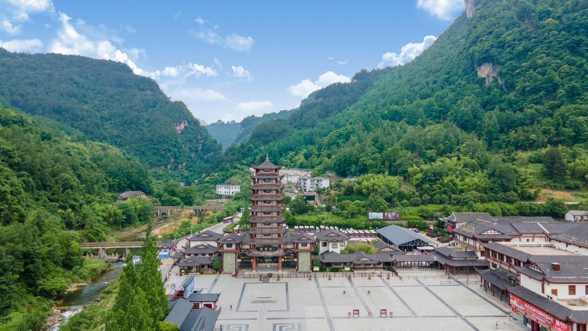 Mountain View Guesthouse Trương Gia Giới Ngoại thất bức ảnh